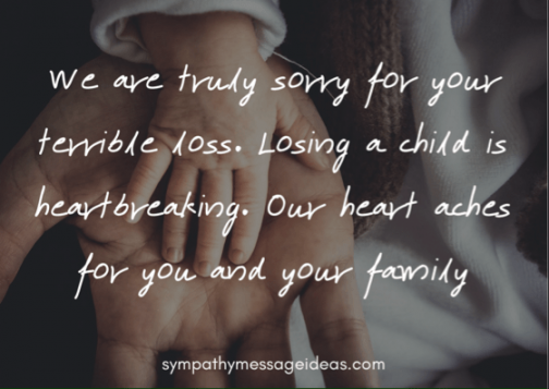 Words Of Sympathy For Loss Of Son