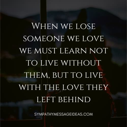 loss of a loved one quotes inspirational