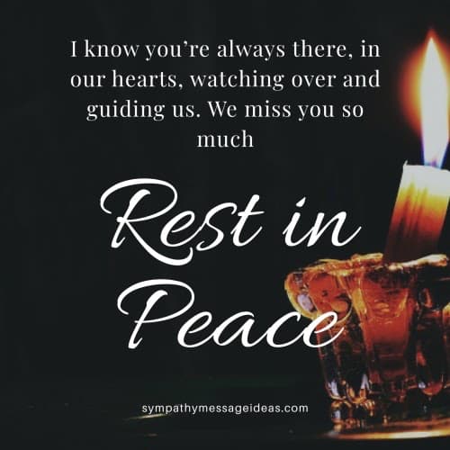 46 Touching Rest In Peace Quotes With Images Sympathy Card Messages