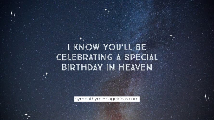 fira en speciell födelsedag i himlen