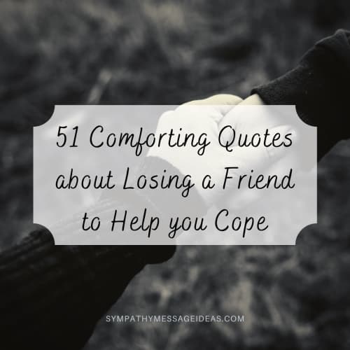 losing a friend quote and sayings