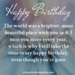 70 Happy Birthday in Heaven Quotes with Images - Sympathy Message Ideas