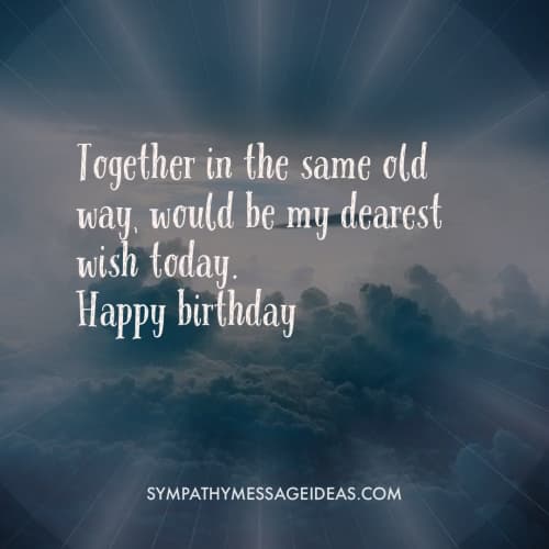happy birthday to a friend who passed away
