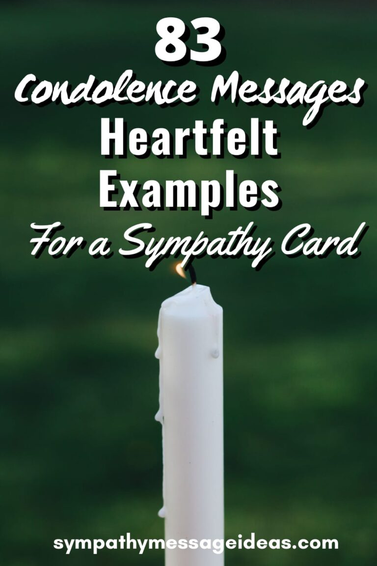 120+ Condolence Messages for Expressing your Sympathy Sympathy