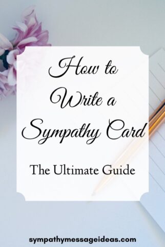 What to Write in a Sympathy Card: The Ultimate Guide - Sympathy Message ...