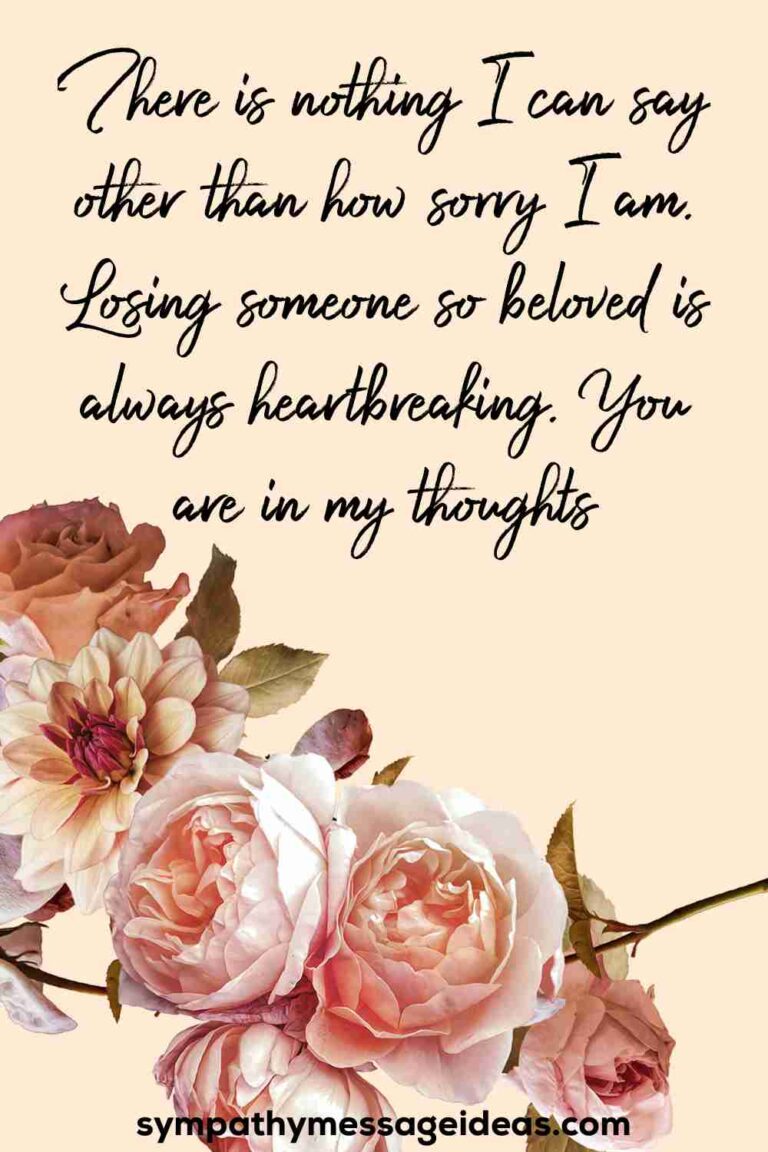 Sweet Message Of Condolence As A Text 768x1152 