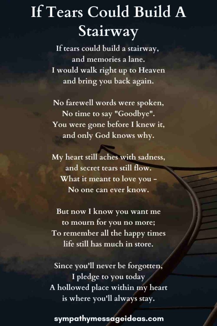 39 Moving Funeral Poems for Dads - Sympathy Message Ideas