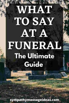 What to Say at a Funeral: The Ultimate Guide - Sympathy Message Ideas