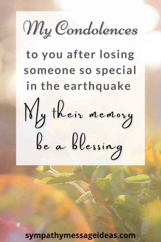 Sympathy Messages for a Natural Disaster (Earthquakes, Hurricanes ...