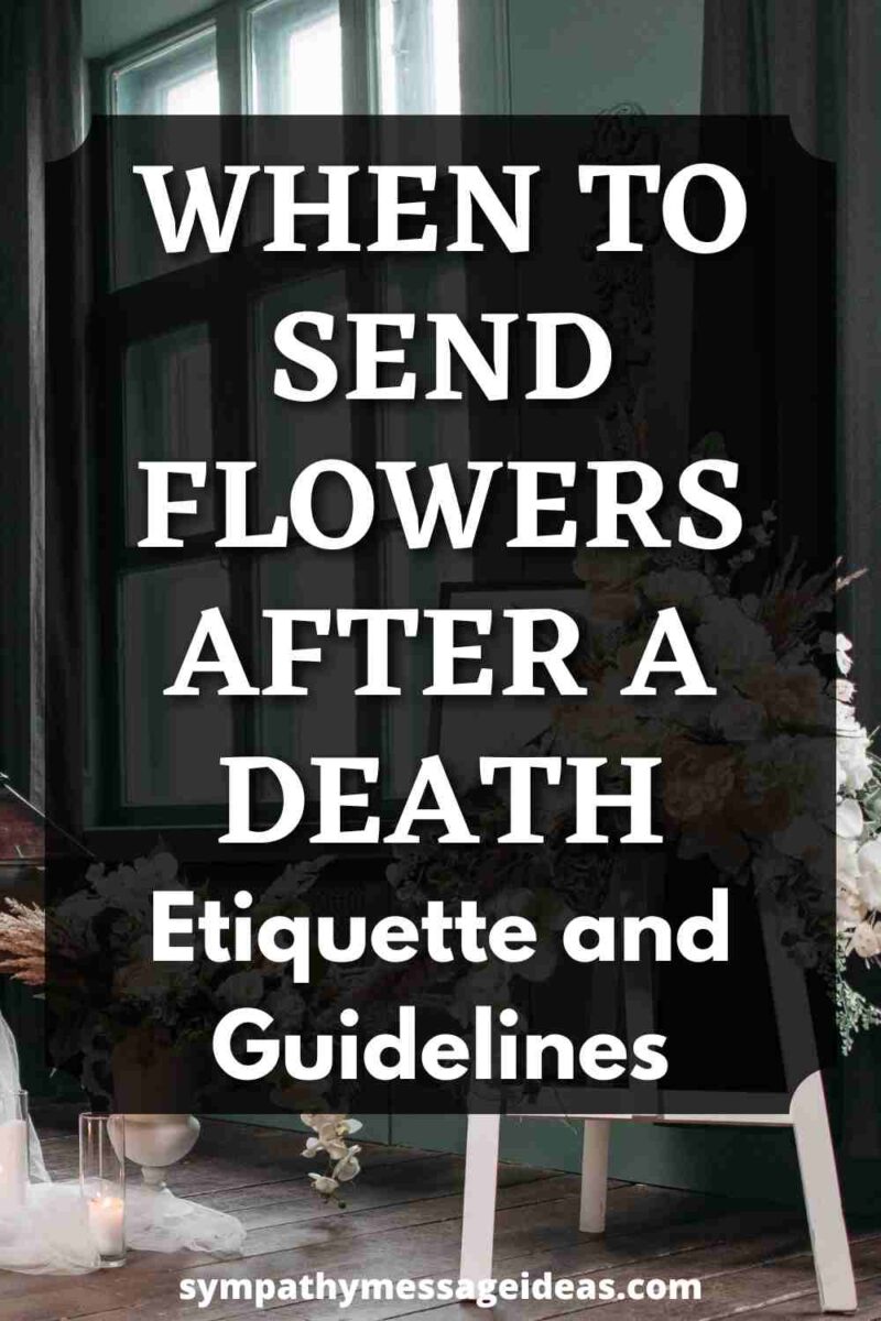 When to Send Flowers After a Death: Etiquette and Guidelines - Sympathy ...