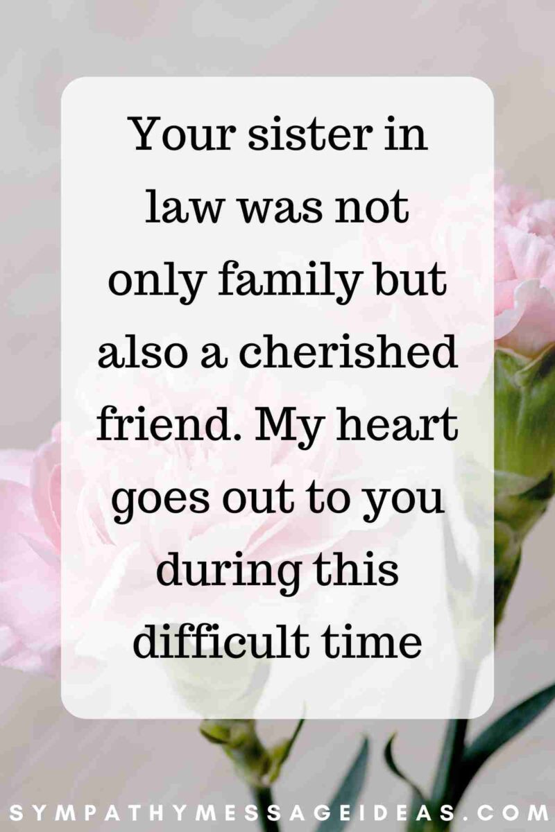 40+ Condolence Messages for the Loss of a Sister in Law - Sympathy